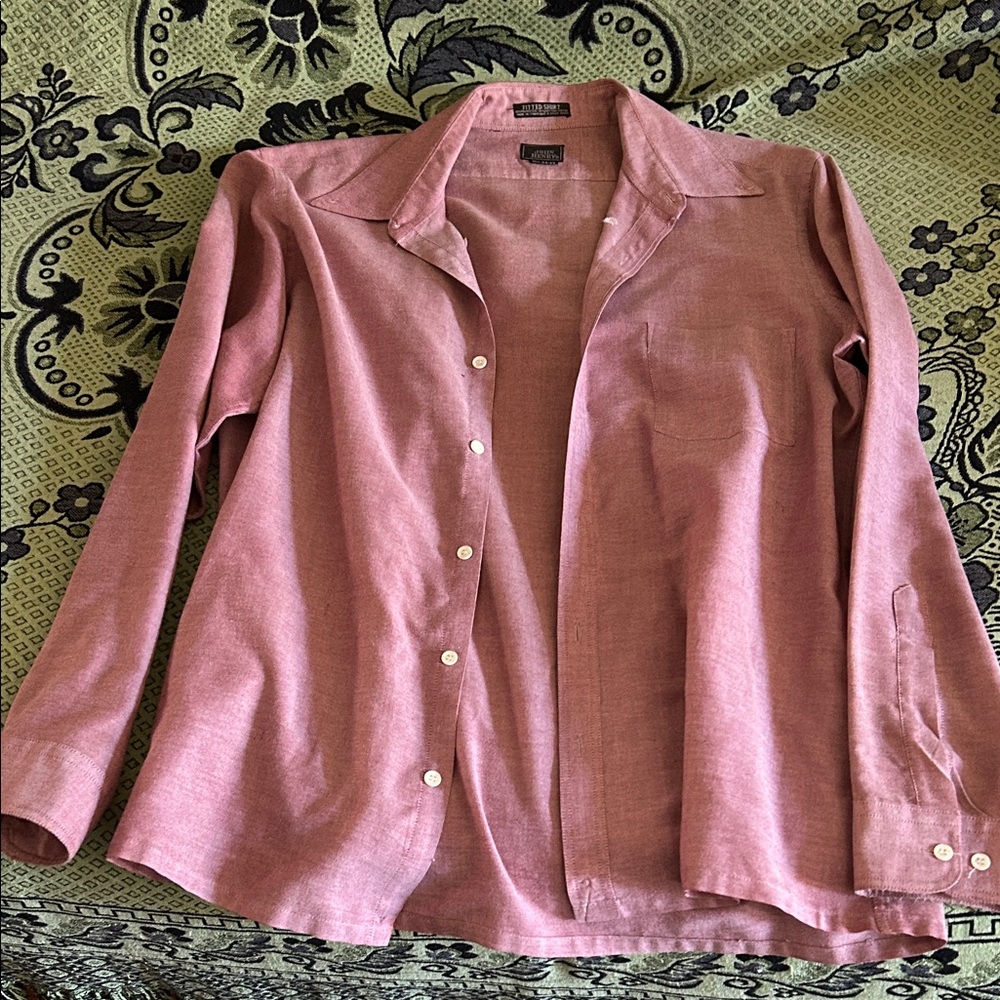 John Henry Pink Button-Up Shirt